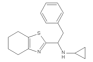 Cyclopropyl-[2-phenyl-1-(4,5,6,7-tetrahydro-1,3-benzothiazol-2-yl)ethyl]amine