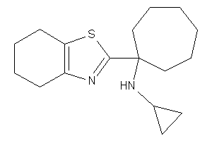 Cyclopropyl-[1-(4,5,6,7-tetrahydro-1,3-benzothiazol-2-yl)cycloheptyl]amine