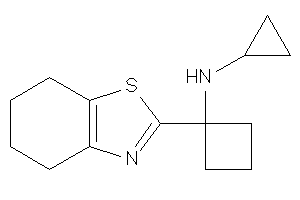 Cyclopropyl-[1-(4,5,6,7-tetrahydro-1,3-benzothiazol-2-yl)cyclobutyl]amine