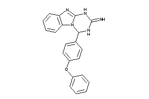 [4-(4-phenoxyphenyl)-3,4-dihydro-1H-[1,3,5]triazino[1,2-a]benzimidazol-2-ylidene]amine