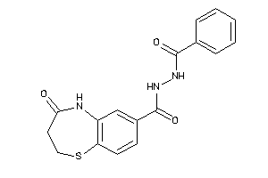 N'-benzoyl-4-keto-3,5-dihydro-2H-1,5-benzothiazepine-7-carbohydrazide