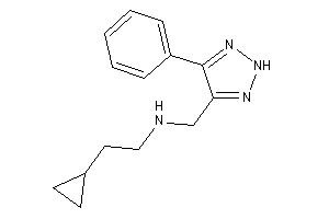 2-cyclopropylethyl-[(5-phenyl-2H-triazol-4-yl)methyl]amine