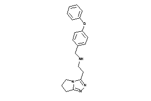 2-(6,7-dihydro-5H-pyrrolo[2,1-c][1,2,4]triazol-3-yl)ethyl-(4-phenoxybenzyl)amine