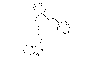 2-(6,7-dihydro-5H-pyrrolo[2,1-c][1,2,4]triazol-3-yl)ethyl-[2-(2-pyridylmethoxy)benzyl]amine