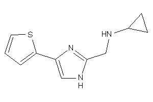 Cyclopropyl-[[4-(2-thienyl)-1H-imidazol-2-yl]methyl]amine