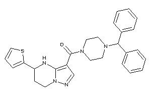 (4-benzhydrylpiperazino)-[5-(2-thienyl)-4,5,6,7-tetrahydropyrazolo[1,5-a]pyrimidin-3-yl]methanone