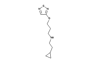 Image of 2-cyclopropylethyl-[3-(1,2,5-thiadiazol-3-yloxy)propyl]amine