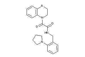 2-(2,3-dihydro-1,4-benzothiazin-4-yl)-2-keto-N-(2-pyrrolidinobenzyl)acetamide