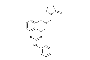 1-[2-[(2-ketothiazolidin-3-yl)methyl]-3,4-dihydro-1H-isoquinolin-5-yl]-3-phenyl-urea