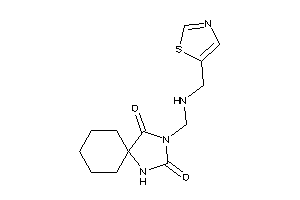 3-[(thiazol-5-ylmethylamino)methyl]-1,3-diazaspiro[4.5]decane-2,4-quinone