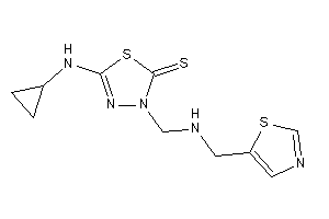 5-(cyclopropylamino)-3-[(thiazol-5-ylmethylamino)methyl]-1,3,4-thiadiazole-2-thione