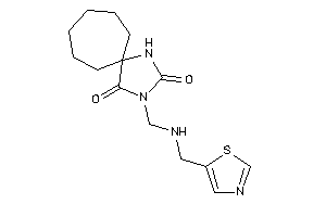 3-[(thiazol-5-ylmethylamino)methyl]-1,3-diazaspiro[4.6]undecane-2,4-quinone