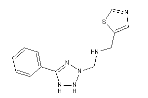Image of (5-phenyl-1,2-dihydrotetrazol-3-yl)methyl-(thiazol-5-ylmethyl)amine
