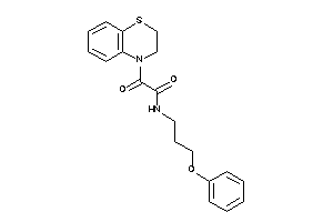 2-(2,3-dihydro-1,4-benzothiazin-4-yl)-2-keto-N-(3-phenoxypropyl)acetamide