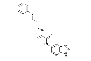 N-(3-phenoxypropyl)-N'-(1H-pyrazolo[3,4-b]pyridin-5-yl)oxamide