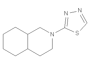 2-(3,4,4a,5,6,7,8,8a-octahydro-1H-isoquinolin-2-yl)-1,3,4-thiadiazole