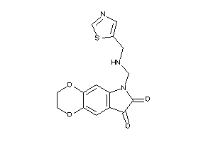 6-[(thiazol-5-ylmethylamino)methyl]-2,3-dihydro-[1,4]dioxino[2,3-f]indole-7,8-quinone