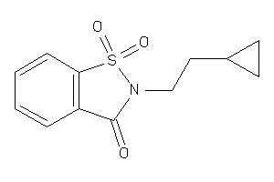 Image of 2-(2-cyclopropylethyl)-1,1-diketo-1,2-benzothiazol-3-one