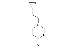 Image of 1-(2-cyclopropylethyl)pyrimidin-4-one