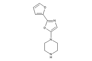 Image of 2-(2-furyl)-5-piperazino-oxazole