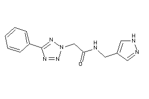 2-(5-phenyltetrazol-2-yl)-N-(1H-pyrazol-4-ylmethyl)acetamide