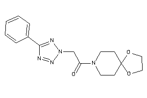 1-(1,4-dioxa-8-azaspiro[4.5]decan-8-yl)-2-(5-phenyltetrazol-2-yl)ethanone