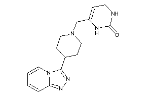 6-[[4-([1,2,4]triazolo[4,3-a]pyridin-3-yl)piperidino]methyl]-3,4-dihydro-1H-pyrimidin-2-one