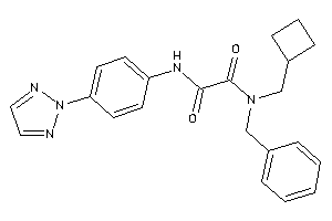 N'-benzyl-N'-(cyclobutylmethyl)-N-[4-(triazol-2-yl)phenyl]oxamide