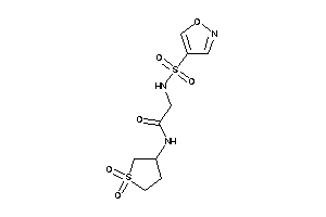 Image of N-(1,1-diketothiolan-3-yl)-2-(isoxazol-4-ylsulfonylamino)acetamide