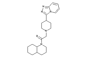 1-(3,4,4a,5,6,7,8,8a-octahydro-2H-quinolin-1-yl)-2-[4-([1,2,4]triazolo[4,3-a]pyridin-3-yl)piperidino]ethanone