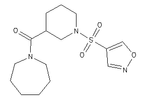 Azepan-1-yl-(1-isoxazol-4-ylsulfonyl-3-piperidyl)methanone