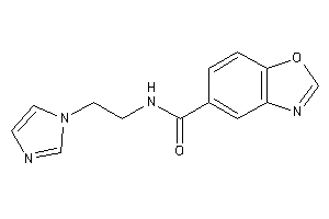 N-(2-imidazol-1-ylethyl)-1,3-benzoxazole-5-carboxamide