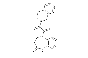 1-(3,4-dihydro-1H-isoquinolin-2-yl)-2-(4-keto-3,5-dihydro-2H-1,5-benzodiazepin-1-yl)ethane-1,2-dione