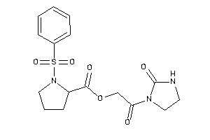 1-besylpyrrolidine-2-carboxylic Acid [2-keto-2-(2-ketoimidazolidin-1-yl)ethyl] Ester