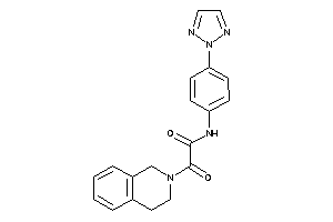 2-(3,4-dihydro-1H-isoquinolin-2-yl)-2-keto-N-[4-(triazol-2-yl)phenyl]acetamide