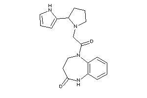 1-[2-[2-(1H-pyrrol-2-yl)pyrrolidino]acetyl]-3,5-dihydro-2H-1,5-benzodiazepin-4-one