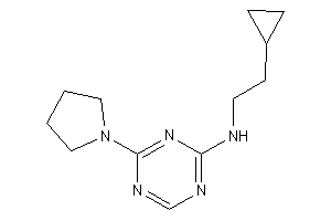 2-cyclopropylethyl-(4-pyrrolidino-s-triazin-2-yl)amine