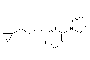 2-cyclopropylethyl-(4-imidazol-1-yl-s-triazin-2-yl)amine