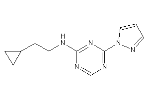 2-cyclopropylethyl-(4-pyrazol-1-yl-s-triazin-2-yl)amine