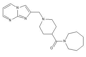 Azepan-1-yl-[1-(imidazo[1,2-a]pyrimidin-2-ylmethyl)-4-piperidyl]methanone