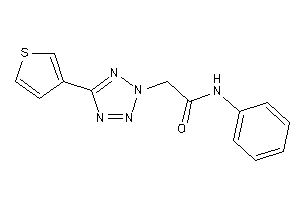 N-phenyl-2-[5-(3-thienyl)tetrazol-2-yl]acetamide