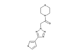 1-morpholino-2-[5-(3-thienyl)tetrazol-2-yl]ethanone