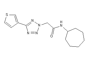 N-cycloheptyl-2-[5-(3-thienyl)tetrazol-2-yl]acetamide