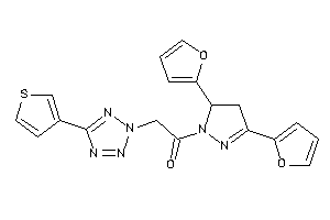 1-[3,5-bis(2-furyl)-2-pyrazolin-1-yl]-2-[5-(3-thienyl)tetrazol-2-yl]ethanone