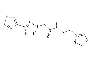 N-[2-(2-thienyl)ethyl]-2-[5-(3-thienyl)tetrazol-2-yl]acetamide