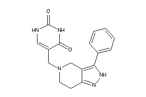 Image of 5-[(3-phenyl-2,4,6,7-tetrahydropyrazolo[4,3-c]pyridin-5-yl)methyl]uracil
