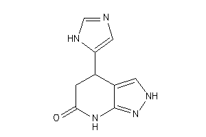 4-(1H-imidazol-5-yl)-2,4,5,7-tetrahydropyrazolo[3,4-b]pyridin-6-one