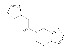 1-(6,8-dihydro-5H-imidazo[1,2-a]pyrazin-7-yl)-2-pyrazol-1-yl-ethanone