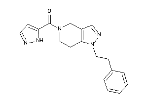 Image of (1-phenethyl-6,7-dihydro-4H-pyrazolo[4,3-c]pyridin-5-yl)-(1H-pyrazol-5-yl)methanone