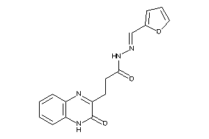 N-(2-furfurylideneamino)-3-(3-keto-4H-quinoxalin-2-yl)propionamide